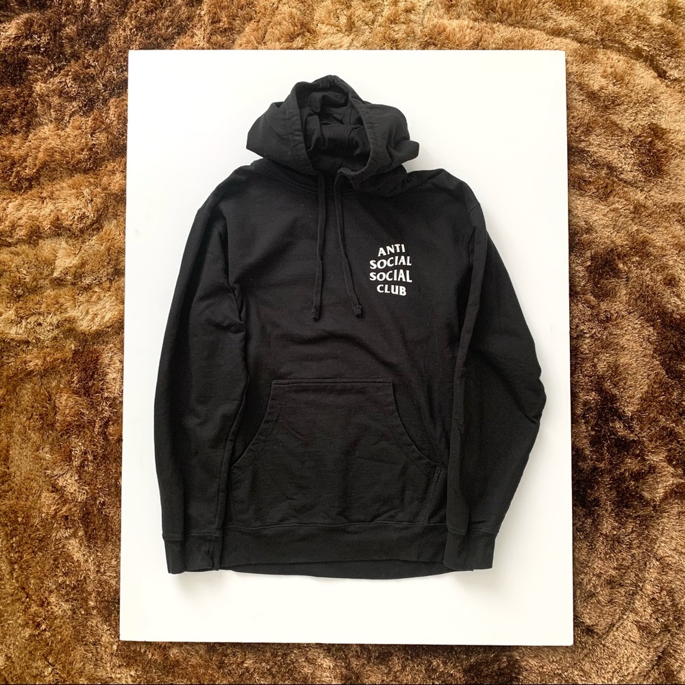 Anti social social club black hoodie